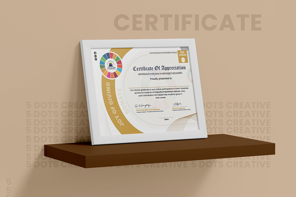 The Radiant International School branding image
